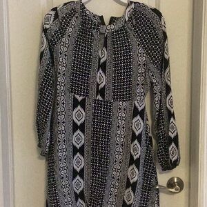 Francesca -  Dress Black & White